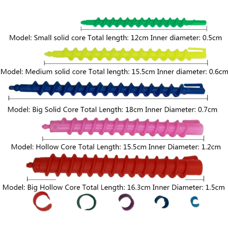 Hairdressing Curly Hair Perm Cold Perm Screw Bar Hair Salon Supplies Color Random Delivery, Specification: Big Empty Core - free shipping - PMC TechLife - Order now!