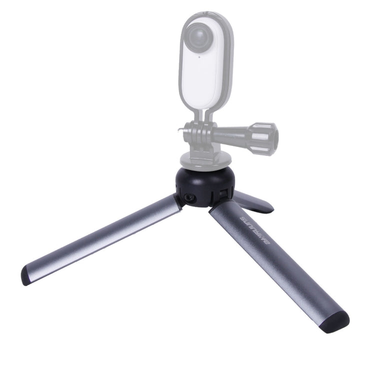 Sunnylife for Insta360 GO / DJI Osmo Action / GoPro Mount Bracket Stabilizer Aluminum Alloy Mini Tripod - Portable Mini Tripod by Sunnylife | Online Shopping South Africa | PMC TechLife | Buy Now Pay Later Mobicred