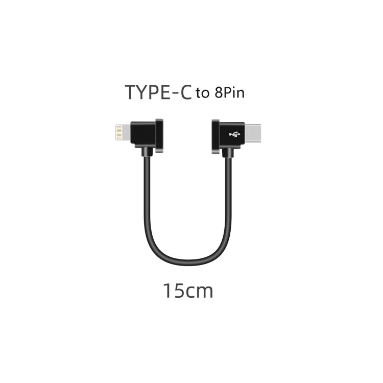 Sunnylife TY-X9304 Suitable For DJI Mavic Air 2S / DJI FPV Flight Glasses V2 / Mavic Mini2 / Osmo Pocket 2 Mobile Phone Tablet Cable 15cm Type-C to 8 Pin Cable - Other Accessories by PMC TechLife | Online Shopping South Africa | PMC TechLife | Buy Now Pay Later Mobicred