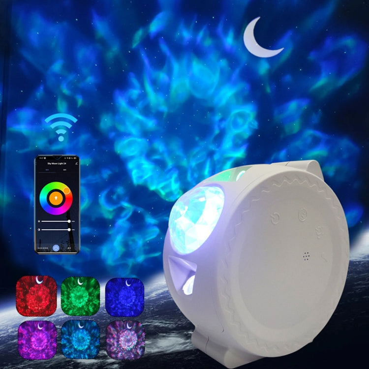 SC511 3 In 1 Watermark Starry Sky Projector Graffiti Smart Atmosphere Night Light, Light color: Black WiFi - Night Lights by PMc TechLife | Online Shopping South Africa | PMc TechLife | Buy Now Pay Later Mobicred