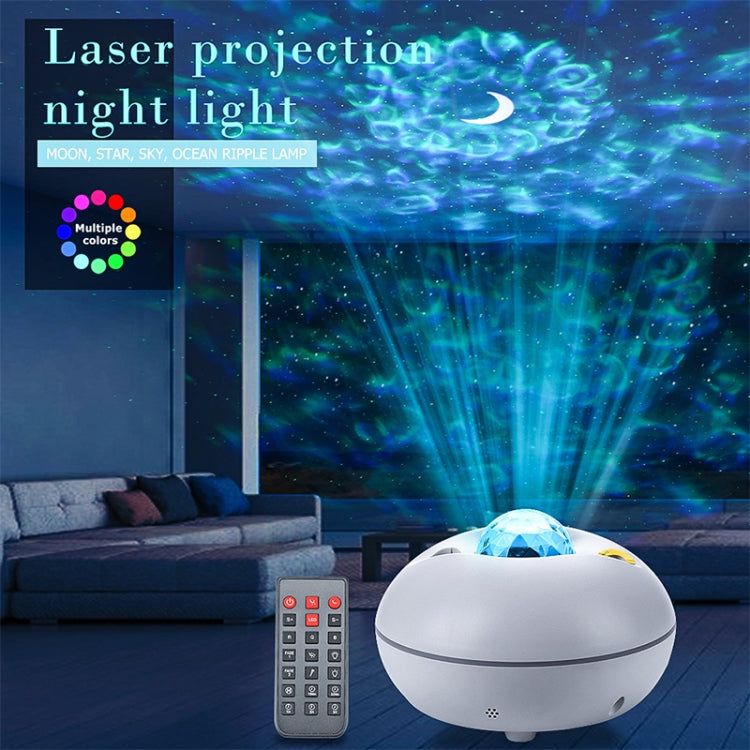 LED Watermark Remote Control Projection Starry Sky Light Laser Projection Light Atmosphere Night Light(Black) - free shipping - PMc TechLife - Order now!