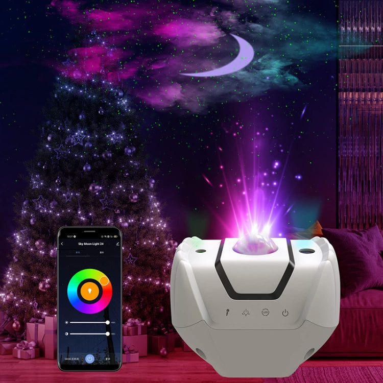 SC523-Z01 Smart Speaker Control Nebula Projector Light Help Sleep Bedroom Children Night Light, Light color: WiFi Intelligent Style - Projection Lamp by PMc TechLife | Online Shopping South Africa | PMc TechLife | Buy Now Pay Later Mobicred