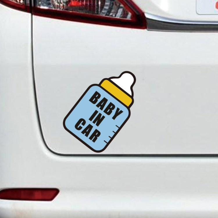 10 PCS There Is A Baby In The Car Stickers Warning Stickers Style: CT223P Triangle Girl Adhesive Stickers - Warning Sticker by PMC TechLife | Online Shopping South Africa | PMC TechLife | Buy Now Pay Later Mobicred