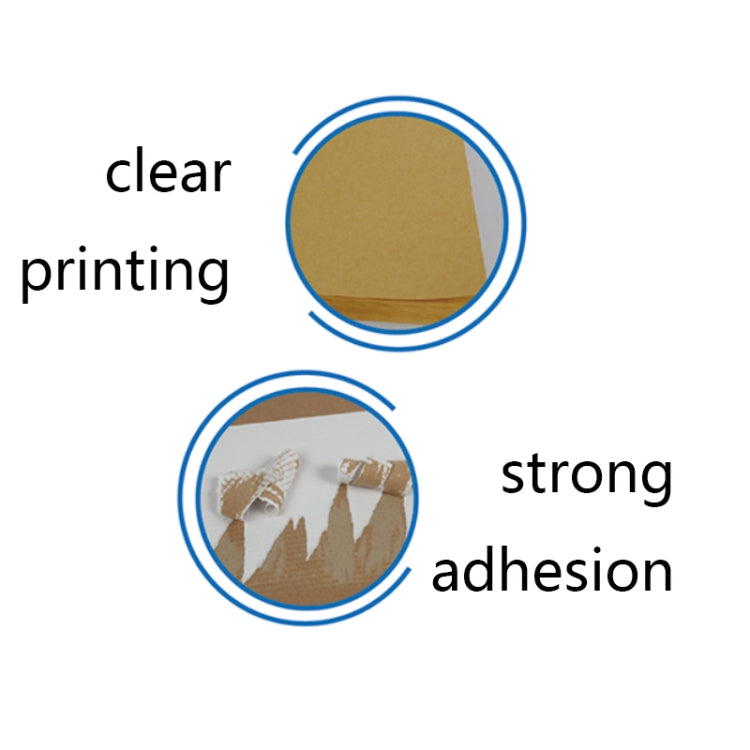 GYNP8081 100 PCS Laser Inkjet Mark Sticker A4 Kraft Paper Self-Adhesive Printing Paper, Colour: Dark - Printer Accessories by PMC TechLife | Online Shopping South Africa | PMC TechLife | Buy Now Pay Later Mobicred