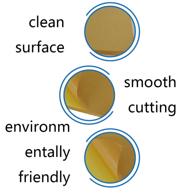 GYNP8081 100 PCS Laser Inkjet Mark Sticker A4 Kraft Paper Self-Adhesive Printing Paper, Colour: Dark - Printer Accessories by PMC TechLife | Online Shopping South Africa | PMC TechLife | Buy Now Pay Later Mobicred