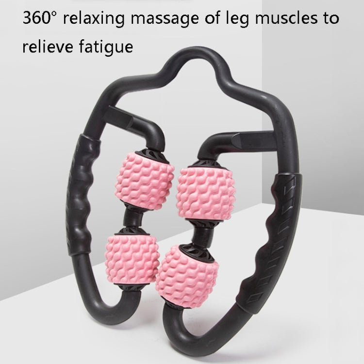 Foam Shaft Muscle Massage Roller Yoga Roller Fitness Supplies(Water-drop Type Cherry Pink) - free shipping - PMC TechLife - Order now!