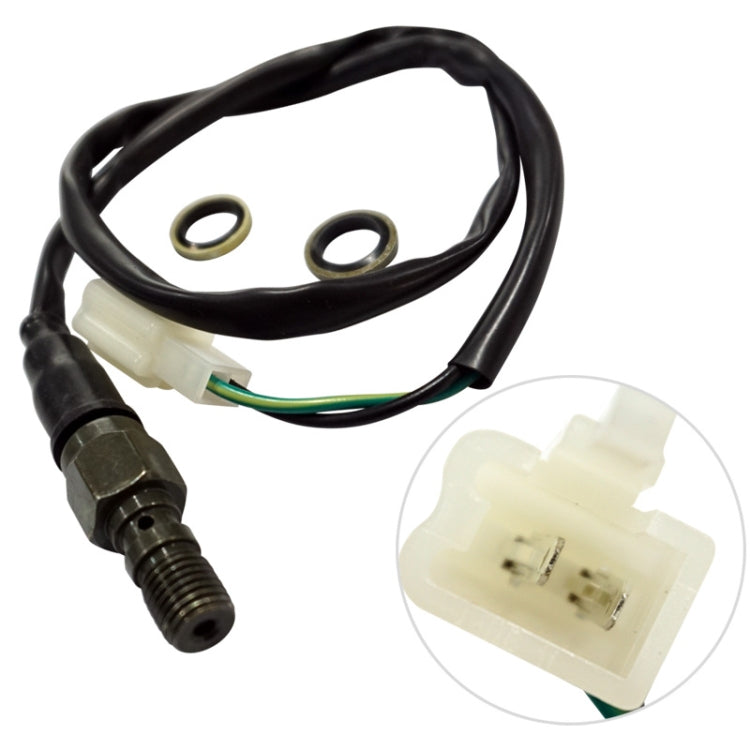 2 PCS Motorcycle Modified Accessories Disc Brake Hydraulic Switch Line, Specification: M10 x 1.25mm Square Plug - Motorbike Brakes by PMC TechLife | Online Shopping South Africa | PMC TechLife | Buy Now Pay Later Mobicred