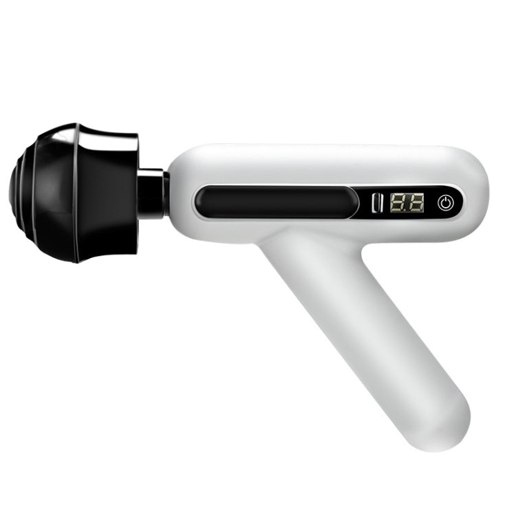 Mini Portable USB Rechargeable Electric Fascia Gun Muscle 12-speed Adjustable LCD Touch Screen Massage Gun - free shipping - PMC TechLife - Order now!