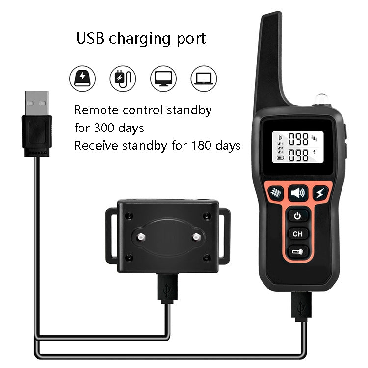 PaiPaitek PD529 Remote Control Dog Training Device Voice Control Anti-Barking Device Dog Training Device(Red) - Training Aids by PaiPaitek | Online Shopping South Africa | PMC TechLife | Buy Now Pay Later Mobicred