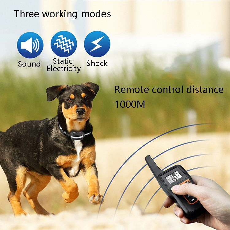 PaiPaitek PD529 Remote Control Dog Training Device Voice Control Anti-Barking Device Dog Training Device(Yellow) - Training Aids by PaiPaitek | Online Shopping South Africa | PMC TechLife | Buy Now Pay Later Mobicred