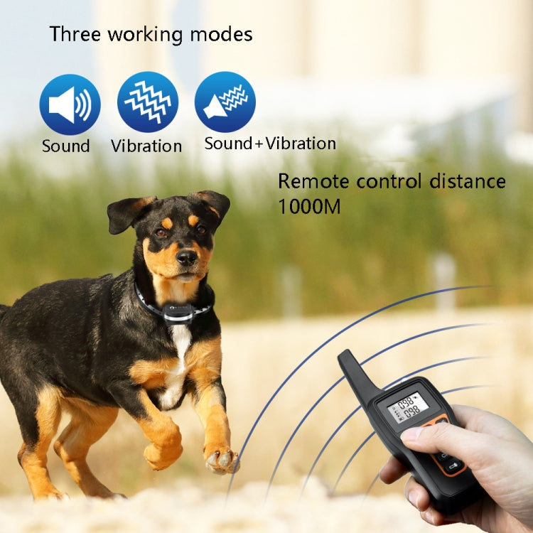 PaiPaitek PD529V-1 Training Dog Anti-Barking Device Vibration Collar 1000M Remote Control Distance Pet Training Supplies - free shipping - PMC TechLife - Order now!