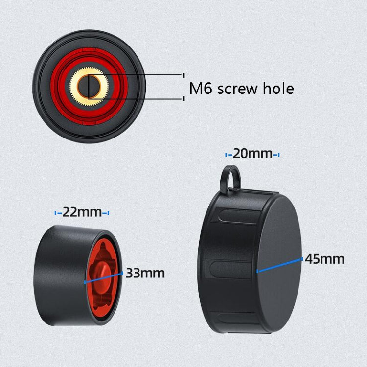 Bike Bracket Anti-Theft Fittings M6 Five-Star Anti-Theft Nut - Screws by PMc TechLife | Online Shopping South Africa | PMc TechLife | Buy Now Pay Later Mobicred