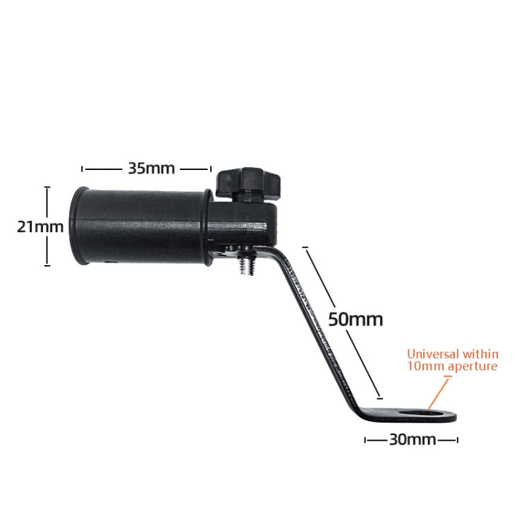 2 PCS Handle Install Transfer Frame Metal Motorcycle Rearview Mirror Fixed Bracket - Holder by PMC TechLife | Online Shopping South Africa | PMC TechLife