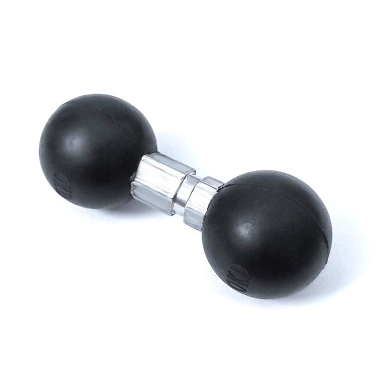 Industrial Instrument Bracket Locomotive Rubber Fixed Double Ball Adapter(25.4-25.4mm Ball Head) - Holder by PMC Jewellery | Online Shopping South Africa | PMC Jewellery | Buy Now Pay Later Mobicred