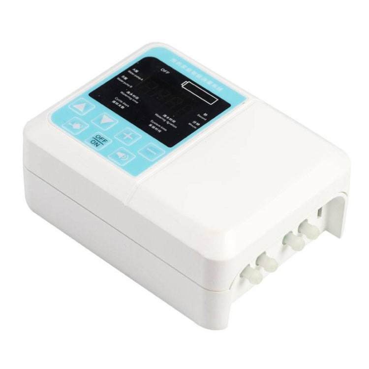G89456 Solar Intelligent Voice Timing Automatic Flower Watering Device Lazy Plant Dripper, Specification: Double Pump 30 Sets 20M Tube(White) - Watering & Irrigation by PMc TechLife | Online Shopping South Africa | PMc TechLife | Buy Now Pay Later Mobicred