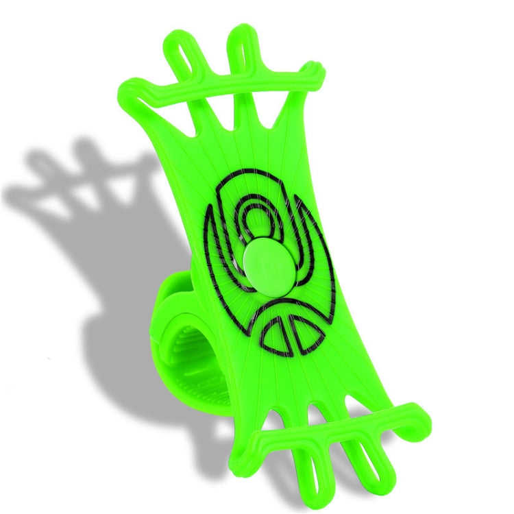 Multifunctional Silicone Bicycle Mobile Phone Holder Motorcycle Riding Navigation Fixed Bracket(Green) - Holders by PMC TechLife | Online Shopping South Africa | PMC TechLife | Buy Now Pay Later Mobicred