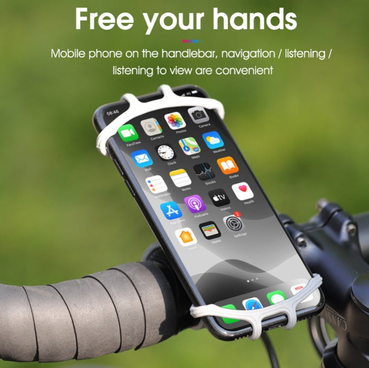 Multifunctional Silicone Bicycle Mobile Phone Holder Motorcycle Riding Navigation Fixed Bracket(Green) - Holders by PMC TechLife | Online Shopping South Africa | PMC TechLife | Buy Now Pay Later Mobicred