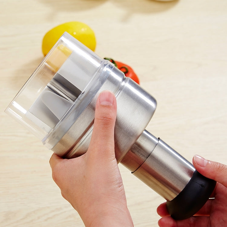 Stainless Steel Vegetable Cutter Kitchen Gadgets Onion Press Garlic Press - Cutter & Peeler by PMC TechLife | Online Shopping South Africa | PMC TechLife | Buy Now Pay Later Mobicred