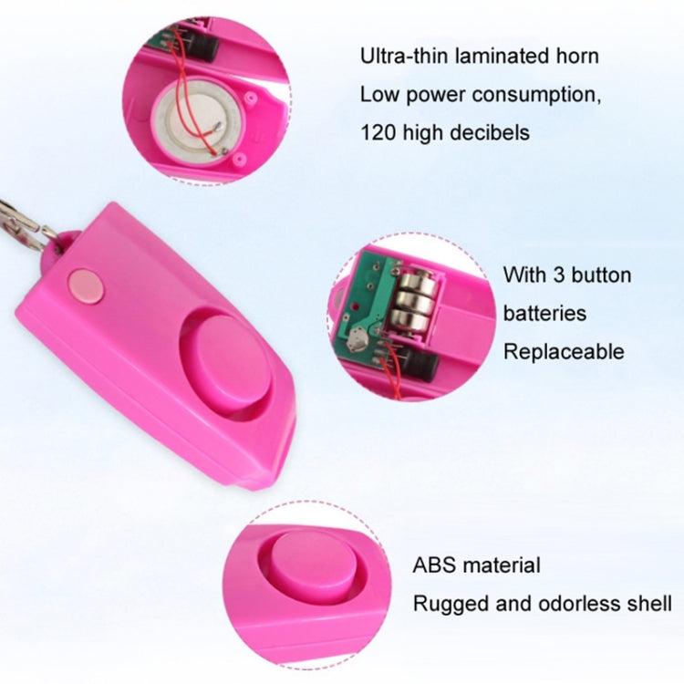 YY701 2 PCS Women Personal Safety Protection Alarm Emergency Alarm For The Elderly & Children(Pink) - Anti-lost Alarm by PMc TechLife | Online Shopping South Africa | PMc TechLife | Buy Now Pay Later Mobicred