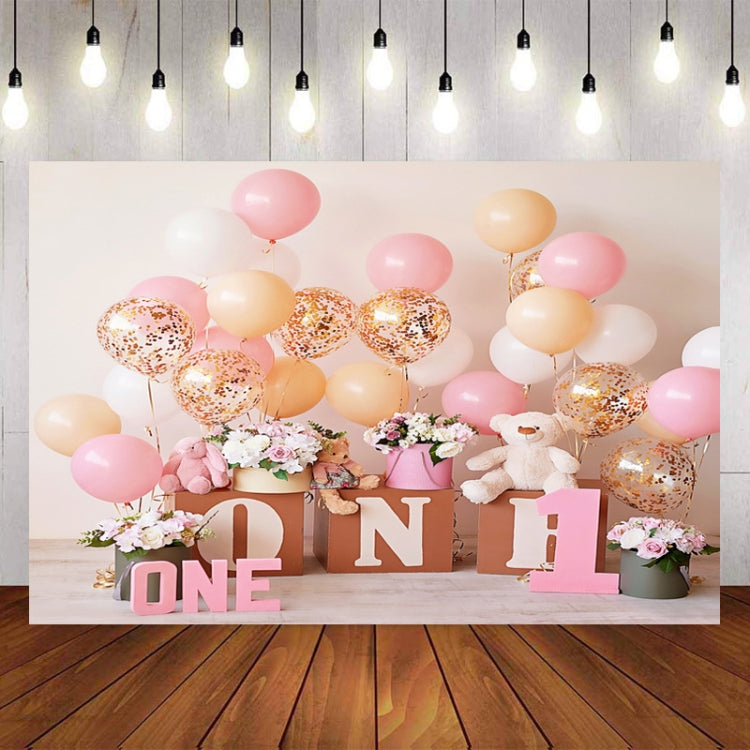 2.1m X 1.5m One Year Old Birthday Photography Background Party Decoration Hanging Cloth(576) - Birthday Party by PMC TechLife | Online Shopping South Africa | PMC TechLife | Buy Now Pay Later Mobicred
