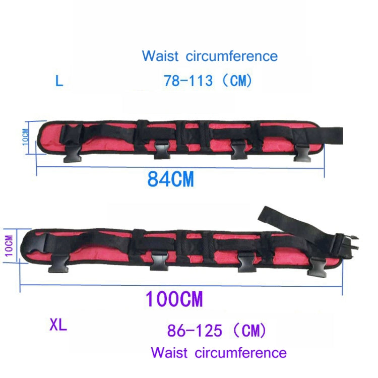 Adult Toddler Belt Anti-Fall Get Up And Shift Belt, Specification: XL(Red Black) - free shipping - PMC TechLife - Order now!