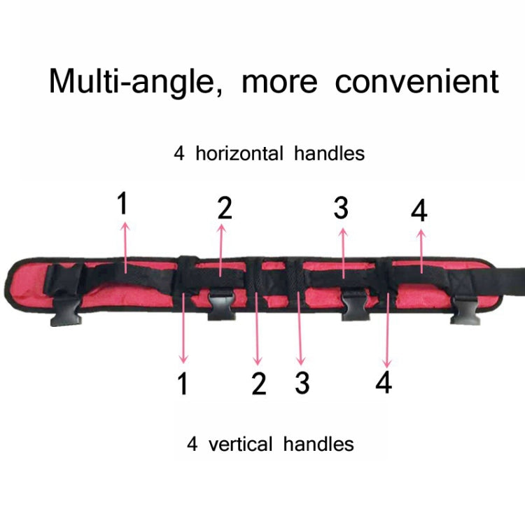 Adult Toddler Belt Anti-Fall Get Up And Shift Belt, Specification: XL(Red Black) - free shipping - PMC TechLife - Order now!