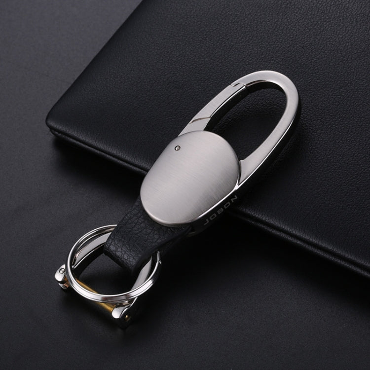 JOBON ZB-167A Horseshoe Car Keychain Men Metal Waist Hanging Keychain(Silver) - Key Rings by JOBON | Online Shopping South Africa | PMC TechLife | Buy Now Pay Later Mobicred