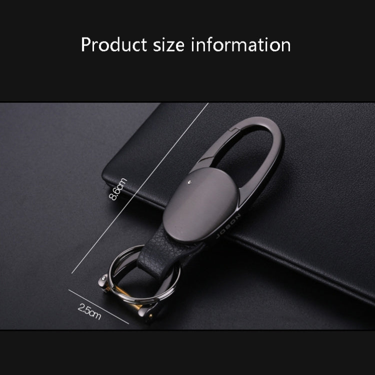 JOBON ZB-167A Horseshoe Car Keychain Men Metal Waist Hanging Keychain(Golden) - Key Rings by JOBON | Online Shopping South Africa | PMC TechLife | Buy Now Pay Later Mobicred