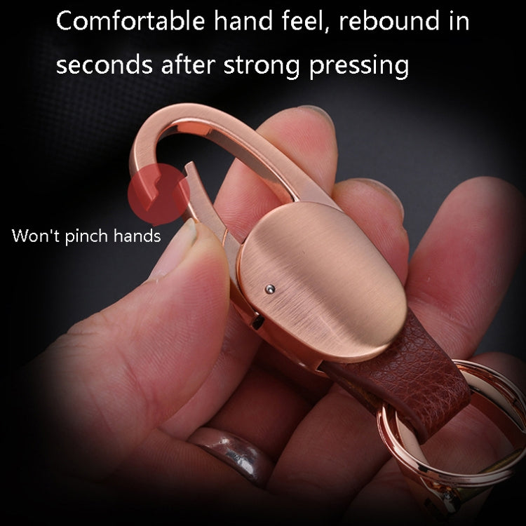 JOBON ZB-167A Horseshoe Car Keychain Men Metal Waist Hanging Keychain(Golden) - Key Rings by JOBON | Online Shopping South Africa | PMC TechLife | Buy Now Pay Later Mobicred