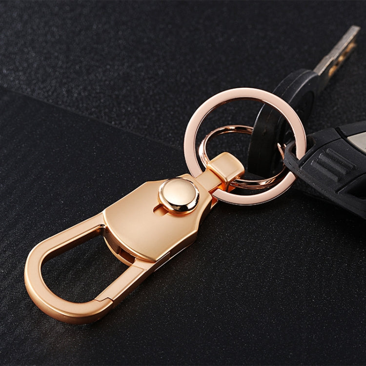 JOBON ZB-098 Car Keychain Men Waist Holding Key Pendant Ring(Brown Chrome) - Key Rings by JOBON | Online Shopping South Africa | PMC TechLife | Buy Now Pay Later Mobicred