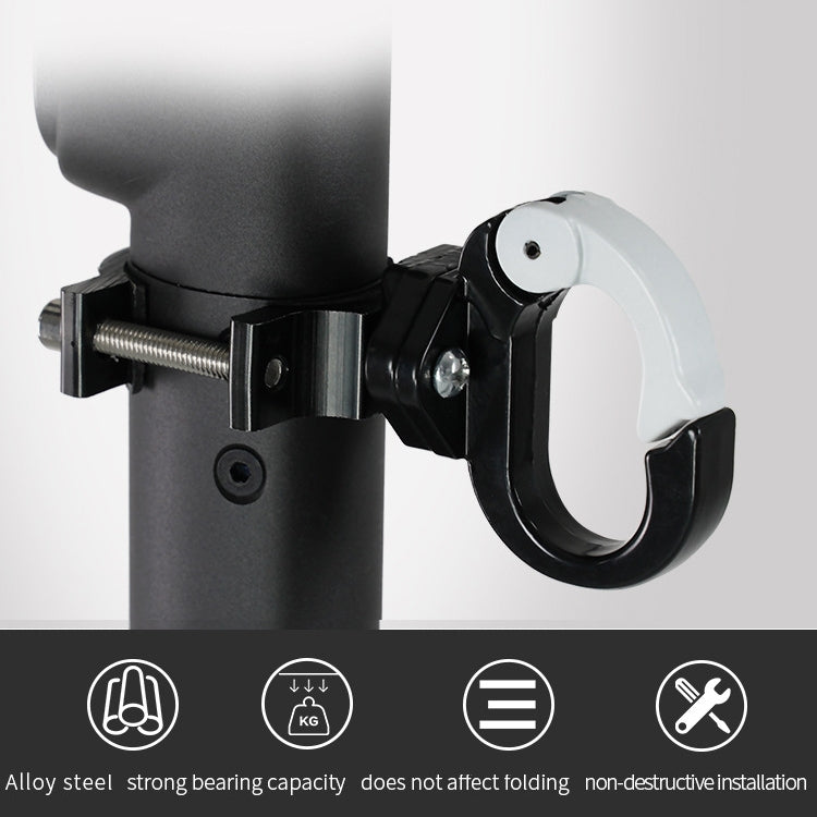 For Ninebot MAX G30 Scooter Accessories Aluminum Alloy Hook Rod Hook, Specification: Double Hook (Blue Black) - Accessories & Parts by PMC TechLife | Online Shopping South Africa | PMC TechLife | Buy Now Pay Later Mobicred