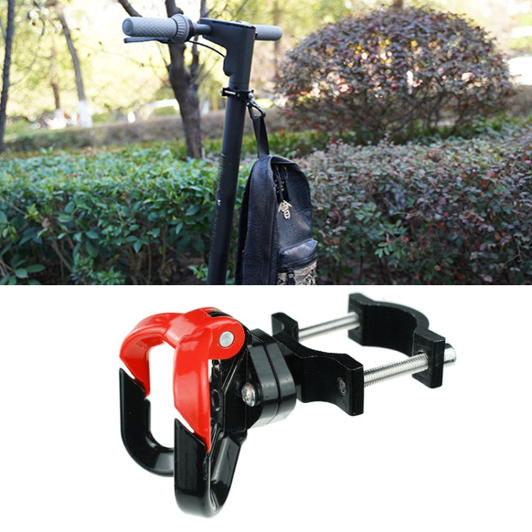 For Ninebot MAX G30 Scooter Accessories Aluminum Alloy Hook Rod Hook, Specification: Double Hook (Red Black) - Accessories & Parts by PMC TechLife | Online Shopping South Africa | PMC TechLife | Buy Now Pay Later Mobicred