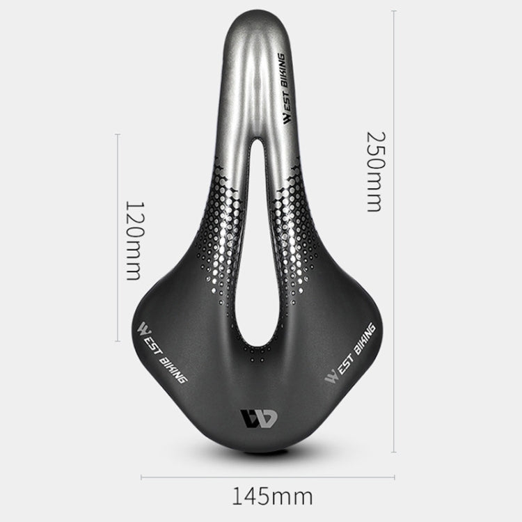 WEST BIKING YP0801117 Bike Cushion Riding Comfort Road Car Mountain Bike Seat Cushion Accessories, Size: Free Size(White Red) - Bicycle Saddle by WEST BIKING | Online Shopping South Africa | PMc TechLife | Buy Now Pay Later Mobicred