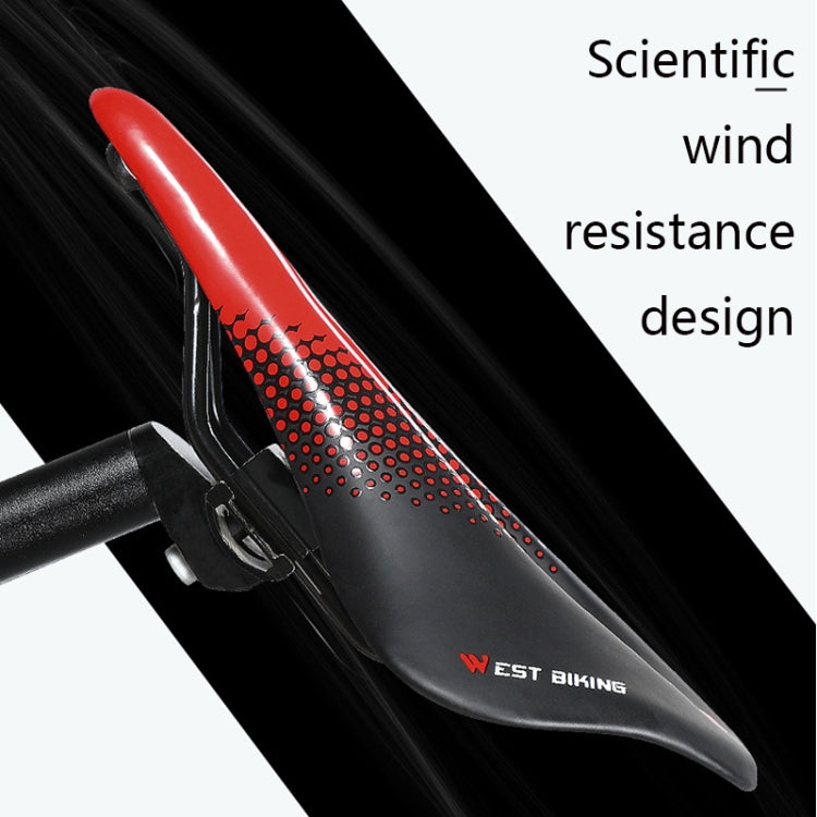 WEST BIKING YP0801117 Bike Cushion Riding Comfort Road Car Mountain Bike Seat Cushion Accessories, Size: Free Size(White Blue) - Bicycle Saddle by WEST BIKING | Online Shopping South Africa | PMc TechLife | Buy Now Pay Later Mobicred