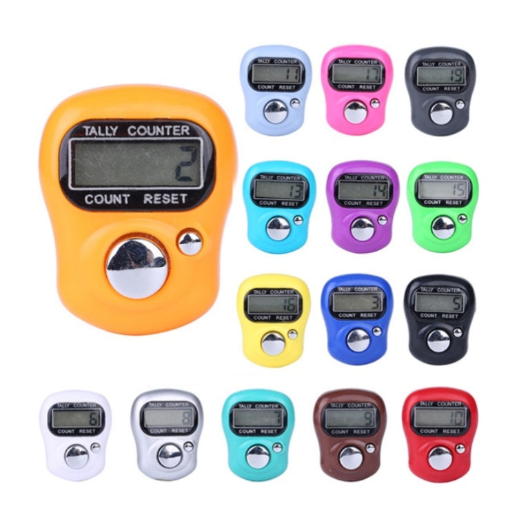 10 PCS Plastic Finger Counter Manual Ring Style Mini Electronic Counter, Random Colour Delivery - Pedometer by PMC TechLife | Online Shopping South Africa | PMC TechLife | Buy Now Pay Later Mobicred