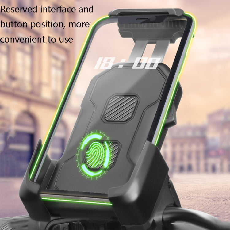 HW-68 Motorcycle Bicycle Navigation Mobile Phone Bracket, Style: Round Handlebar - Holder by PMC TechLife | Online Shopping South Africa | PMC TechLife | Buy Now Pay Later Mobicred