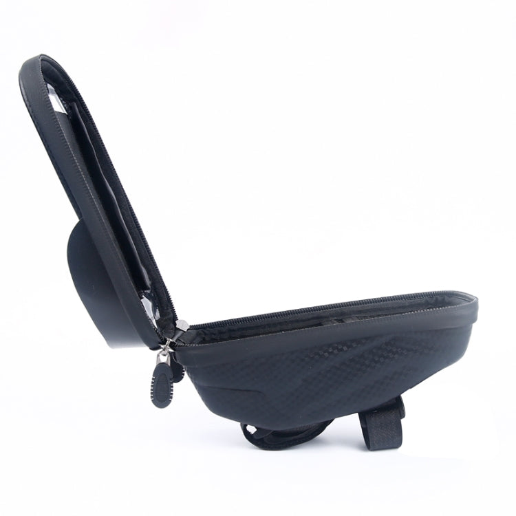 B22 Bicycle EVA Hard Shell Handlebar Bag Touch Screen Waterproof Mobile Phone Bag(Black) - Bicycle Bags by PMC TechLife | Online Shopping South Africa | PMC TechLife | Buy Now Pay Later Mobicred