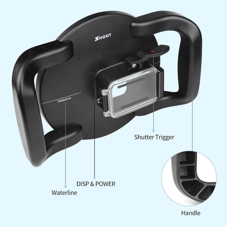 SHOOT XTGP559 Dome Port Underwater Diving Camera Lens Transparent Cover Housing Case For GoPro HERO10 Black / HERO9 Black - free shipping - PMC TechLife - Order now!