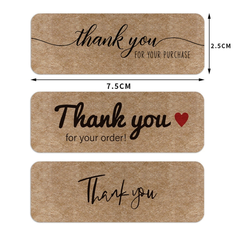 10 Rolls Rectangular Sealing Sticker Label Sticker(F110) - Printer Paper & Stickers by PMC TechLife | Online Shopping South Africa | PMC TechLife