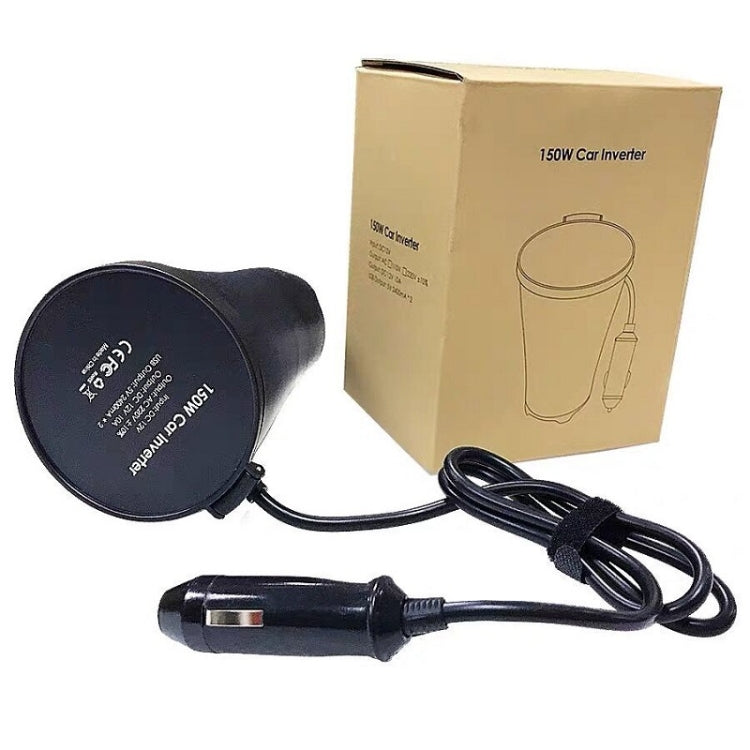 150W 12V To 220V Car Inverter Dual USB 2.1A Power Converter Booster -  by PMC TechLife | Online Shopping South Africa | PMC TechLife | Buy Now Pay Later Mobicred