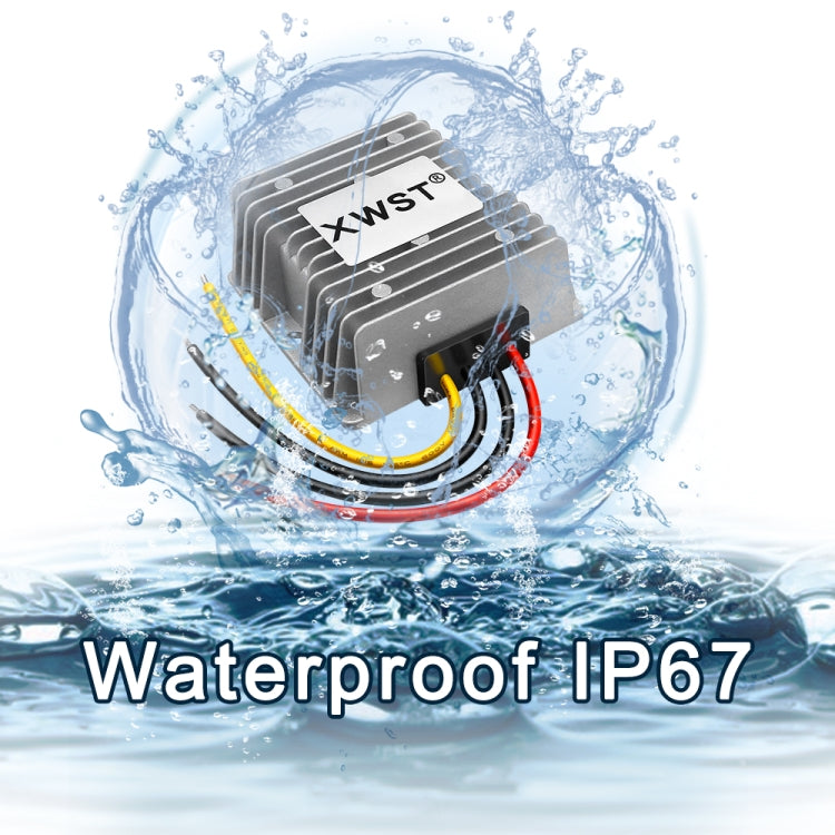 XWST DC 12/24V To 5V Converter Step-Down Vehicle Power Module, Specification: 12/24V To 5V 10A Large Aluminum Shell -  by PMC TechLife | Online Shopping South Africa | PMC TechLife | Buy Now Pay Later Mobicred