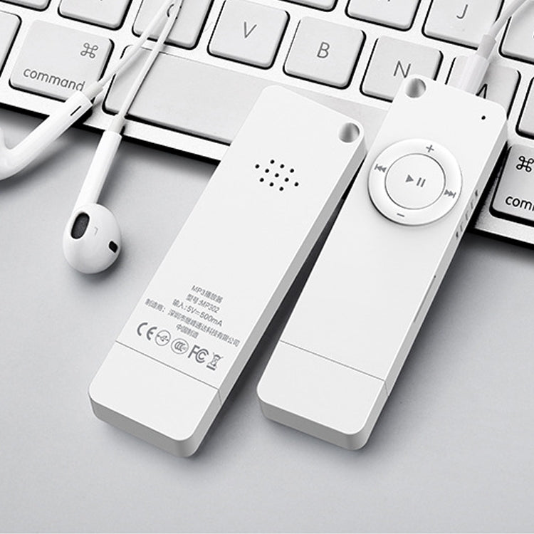 XT02 U Disk Style MP3 Music Player, Memory Capacity: Bluetooth Set(White) - MP3 Player by PMC TechLife | Online Shopping South Africa | PMC TechLife | Buy Now Pay Later Mobicred