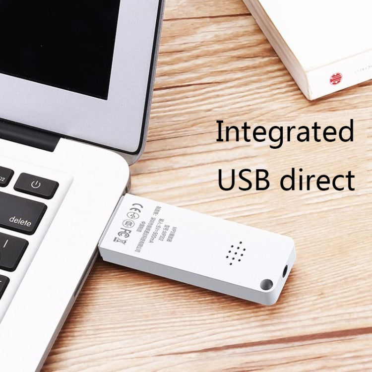 XT02 U Disk Style MP3 Music Player, Memory Capacity: Bluetooth Set(White) - MP3 Player by PMC TechLife | Online Shopping South Africa | PMC TechLife | Buy Now Pay Later Mobicred