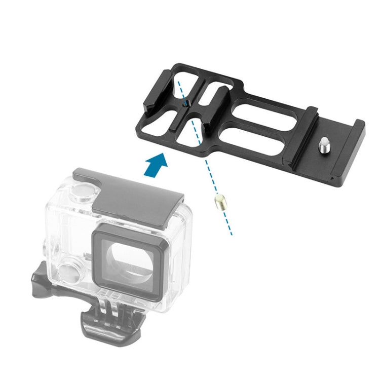 20mm Rail Side Mount for GoPro Hero11 Black / HERO10 Black /9 Black /8 Black /7 /6 /5 /5 Session /4 Session /4 /3+ /3 /2 /1, DJI Osmo Action and Other Action Cameras, Hunting Shot(Black) - Connection Mount by PMC TechLife | Online Shopping South Africa | PMC TechLife | Buy Now Pay Later Mobicred