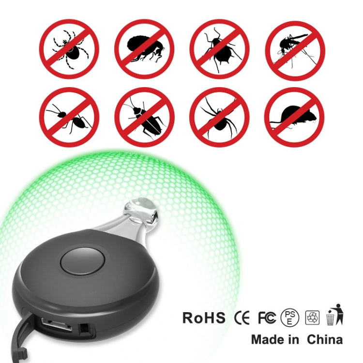 Outdoor Portable Ultrasonic Insect Repellent Pet Multifunctional Repellent(Black) - Outdoor Insect Repellent by PMC TechLife | Online Shopping South Africa | PMC TechLife | Buy Now Pay Later Mobicred