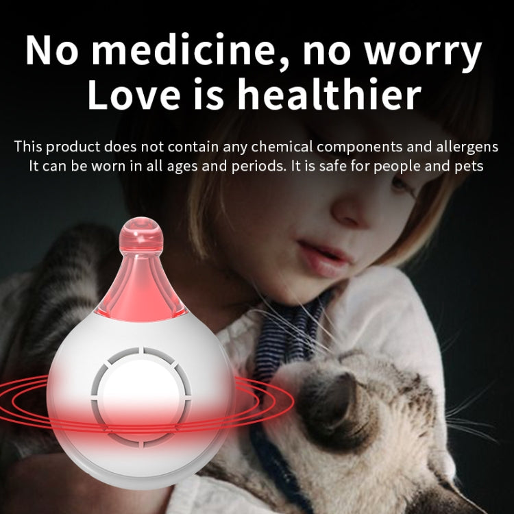 Outdoor Portable Ultrasonic Insect Repellent Pet Multifunctional Repellent(White) - Outdoor Insect Repellent by PMC TechLife | Online Shopping South Africa | PMC TechLife | Buy Now Pay Later Mobicred