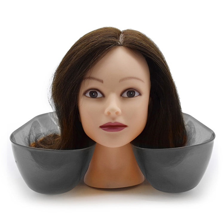 Potion Tank Shoulder Rest Hair Salon Curly Hair Perm Dye Transparent Shoulder Rest Hairdressing Tools(Black) - free shipping - PMC TechLife - Order now!