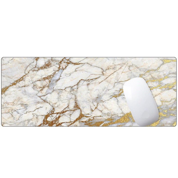 400x900x4mm Marbling Wear-Resistant Rubber Mouse Pad(Black Gold Marble) - Mouse Pads by PMC TechLife | Online Shopping South Africa | PMC TechLife | Buy Now Pay Later Mobicred