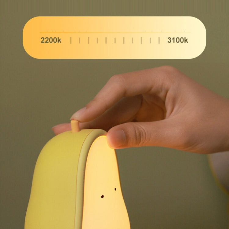 Pear Shape Night Light Silicone Soft Bedroom Warm Light LED Night Light(Warm White Light) - free shipping - PMc TechLife - Order now!