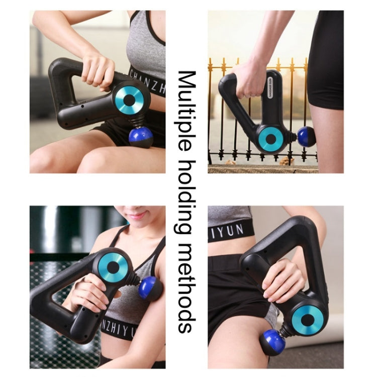 SL-8890 Triangle Fascia Muscle Relaxer Household Electric Fitness Massager, Specification: US Plug(Golden) - free shipping - PMC TechLife - Order now!